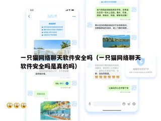 一只猫网络聊天软件安全吗（一只猫网络聊天软件安全吗是真的吗）