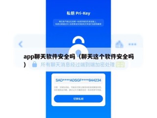 app聊天软件安全吗（聊天这个软件安全吗）