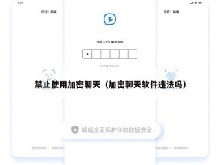 禁止使用加密聊天（加密聊天软件违法吗）