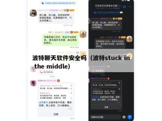 波特聊天软件安全吗（波特stuck in the middle）