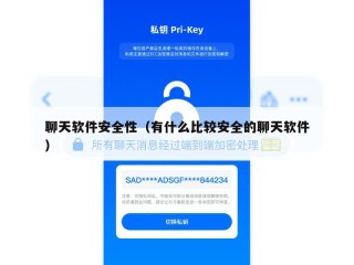 聊天软件安全性（有什么比较安全的聊天软件）