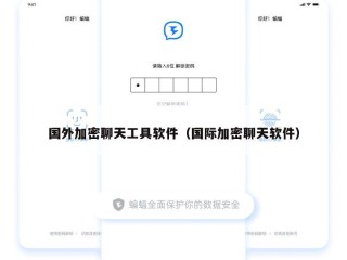 国外加密聊天工具软件（国际加密聊天软件）