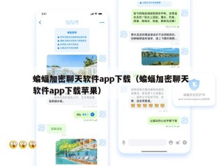 蝙蝠加密聊天软件app下载（蝙蝠加密聊天软件app下载苹果）
