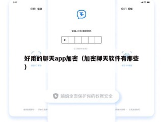 好用的聊天app加密（加密聊天软件有那些）