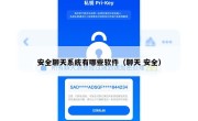 安全聊天系统有哪些软件（聊天 安全）