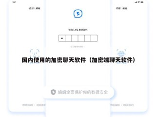 国内使用的加密聊天软件（加密端聊天软件）