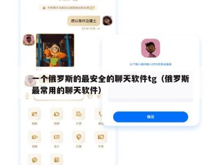 一个俄罗斯的最安全的聊天软件tg（俄罗斯最常用的聊天软件）