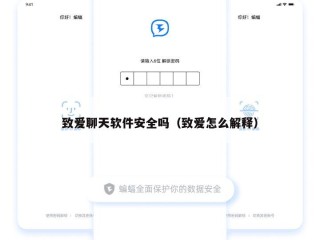 致爱聊天软件安全吗（致爱怎么解释）