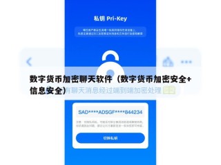 数字货币加密聊天软件（数字货币加密安全+信息安全）