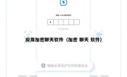 应用加密聊天软件（加密 聊天 软件）