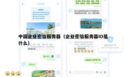 中国企业密信服务器（企业密信服务器ID是什么）