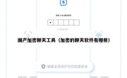 国产加密聊天工具（加密的聊天软件有哪些）