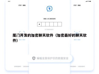 厦门开发的加密聊天软件（加密最好的聊天软件）