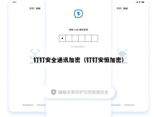 钉钉安全通讯加密（钉钉安恒加密）