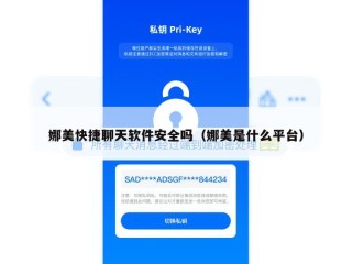 娜美快捷聊天软件安全吗（娜美是什么平台）