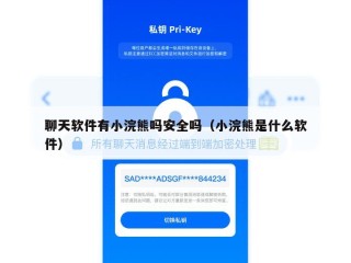 聊天软件有小浣熊吗安全吗（小浣熊是什么软件）