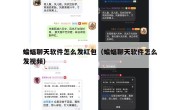 蝙蝠聊天软件怎么发红包（蝙蝠聊天软件怎么发视频）