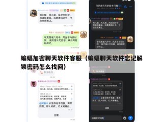 蝙蝠加密聊天软件客服（蝙蝠聊天软件忘记解锁密码怎么找回）