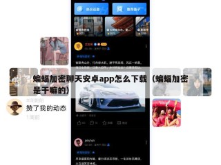 蝙蝠加密聊天安卓app怎么下载（蝙蝠加密是干嘛的）