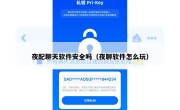 夜配聊天软件安全吗（夜聊软件怎么玩）