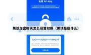 黑话加密聊天怎么设置权限（黑话是指什么）