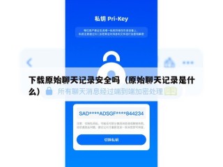 下载原始聊天记录安全吗（原始聊天记录是什么）