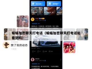 蝙蝠加密聊天打电话（蝙蝠加密聊天打电话能看到吗）