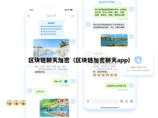 区块链聊天加密（区块链加密聊天app）