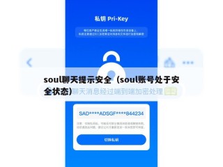 soul聊天提示安全（soul账号处于安全状态）