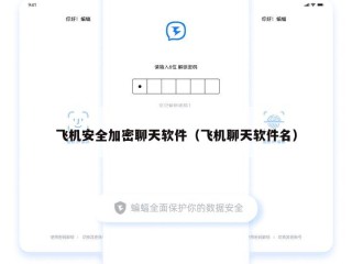 飞机安全加密聊天软件（飞机聊天软件名）