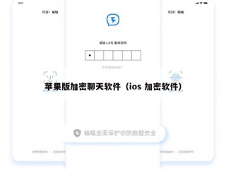 苹果版加密聊天软件（ios 加密软件）