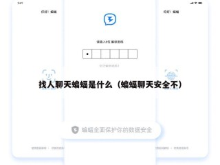 找人聊天蝙蝠是什么（蝙蝠聊天安全不）