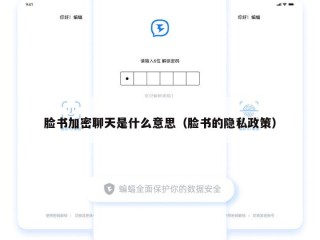 脸书加密聊天是什么意思（脸书的隐私政策）
