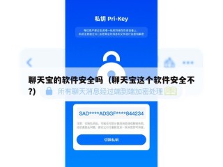 聊天宝的软件安全吗（聊天宝这个软件安全不?）