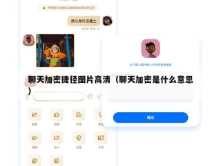 聊天加密捷径图片高清（聊天加密是什么意思）