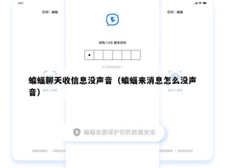 蝙蝠聊天收信息没声音（蝙蝠来消息怎么没声音）