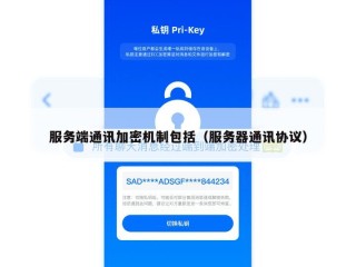 服务端通讯加密机制包括（服务器通讯协议）