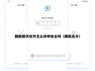 翻新聊天软件怎么样啊安全吗（翻新高手）