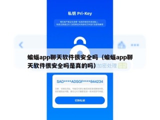 蝙蝠app聊天软件很安全吗（蝙蝠app聊天软件很安全吗是真的吗）