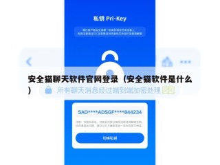 安全猫聊天软件官网登录（安全猫软件是什么）