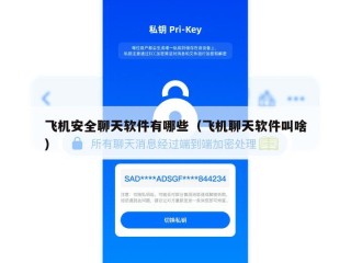飞机安全聊天软件有哪些（飞机聊天软件叫啥）