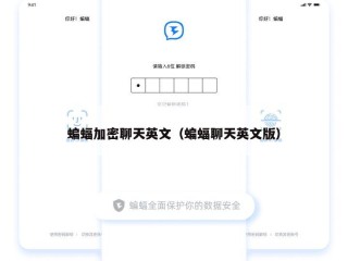 蝙蝠加密聊天英文（蝙蝠聊天英文版）