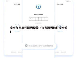 安全加密软件聊天记录（加密聊天软件安全吗）