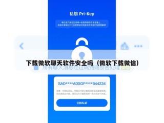 下载微软聊天软件安全吗（微软下载微信）