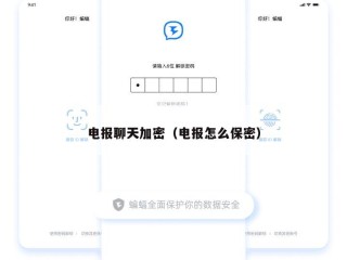 电报聊天加密（电报怎么保密）