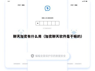 聊天加密有什么用（加密聊天软件是干嘛的）