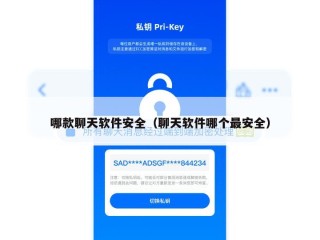 哪款聊天软件安全（聊天软件哪个最安全）