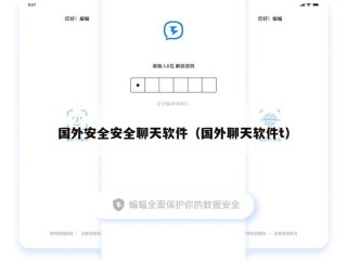 国外安全安全聊天软件（国外聊天软件t）
