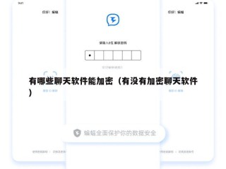 有哪些聊天软件能加密（有没有加密聊天软件）