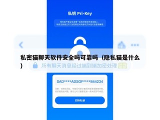 私密猫聊天软件安全吗可靠吗（隐私猫是什么）
